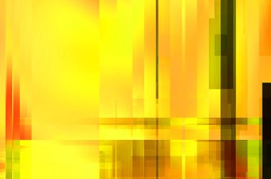 Renkli ve canlı geometrik şekiller katmanları var. Bir teknoloji planının dijital illüstrasyonu. Gelecekçi tasarım şablonu.