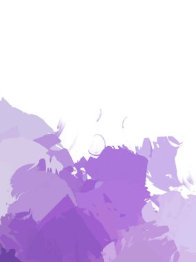 Taranmış Boyalı Soyut Arkaplan. Vahşi kaotik fırça darbeleri. Boya darbeleri. 2D İllüstrasyon. Fırça darbeli resim. 