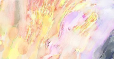 Yüzeyde suluboya vuruşlar. Sanatsal arkaplan resmi. Tablo üzerinde soyut resim. Fırça darbeleri. Çağdaş sanat. El işçiliğinin renkli dokusu. Modern resim.