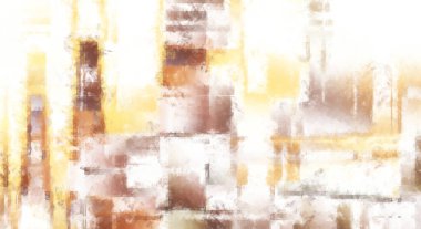 Modern sanat. Renkli çağdaş sanat eserleri. Renkli boya darbeleri. Soyut arkaplanda fırça darbeleri. Fırça boyası. Eşsiz duvar sanatı.