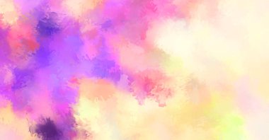 Renkli fırça darbelerinin soyut arkaplanı. fırçalanmış canlı duvar kağıdı. resmedilmiş sanat eseri. Eşsiz ve yaratıcı illüstrasyon.