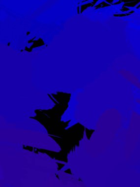 Vahşi fırça darbeleriyle yaratıcı soyut resim. Artistik fırça darbeleriyle donatılmış. Renkli ve canlı bir tasvir. Boyalı sanat.