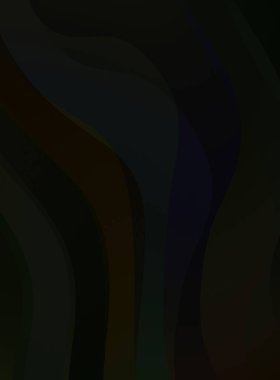 Soyut arkaplan. Renkli dalgalı tasarım duvar kağıdı. yaratıcı grafik 2D çizim. Dinamik şekilli modaya uygun sıvı örtüsü.