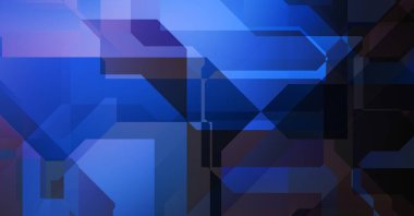 Dinamik bileşime sahip minimalist düz stil içinde modayı takip eden geometrik soyut arkaplan. 