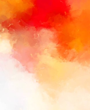 Yaratıcı soyut resim. Artistik fırça darbeleriyle donatılmış. Renkli ve canlı bir illüstrasyon. boyalı sanat.