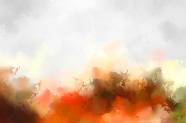 Sanatsal soyut arkaplan. Doku boyalı duvar kağıdı. Boya darbeleriyle yaratıcı bir illüstrasyon. Fırça desenli resim.