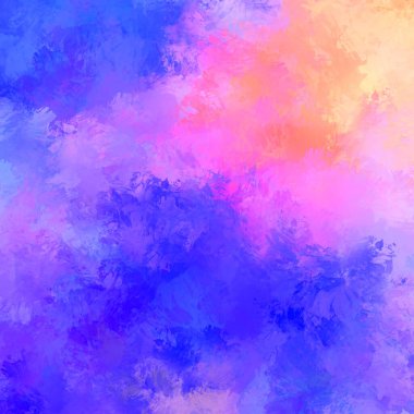 Boya darbeleri. 2D İllüstrasyon. Taranmış Boyalı Soyut Arkaplan. Fırça darbesi ile boyanmış. Modern sanat.