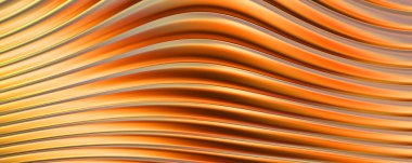 Soyut arkaplan. Renkli dalgalı yansıtıcı duvar kağıdı. Duvar kağıdı, afiş, arkaplan, kart, kitap kapağı veya web sitesi için grafiksel resimleme.