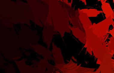 Vahşi fırça darbeleriyle yaratıcı soyut resim. Artistik fırça darbeleriyle donatılmış. Renkli ve canlı bir tasvir. Boyalı sanat.