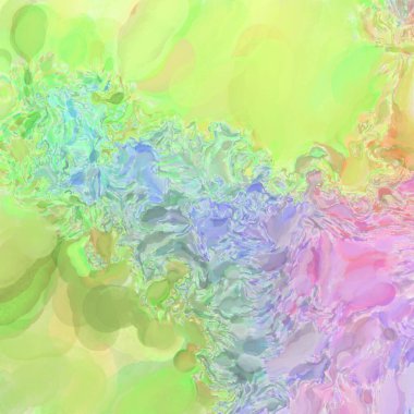 El yapımı sürreal soyut desenli suluboya. Modern sanatsal resim. 2D çizim. Arkaplan boyası karışımı. Yaratıcı duvar sanatı. Çağdaş sanat.