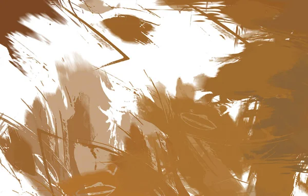 Renkli fırça darbelerinin 2B çizimi. Dekoratif doku resmi. Canlı boya desenli arka plan. Kaotik fırça darbeleri resim.