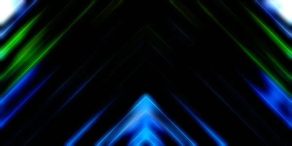 Абстрактний Блискучий Геометричний Фон Світла Фрактальна Симетрична Графічна Ілюстрація Перехрестя — стокове фото