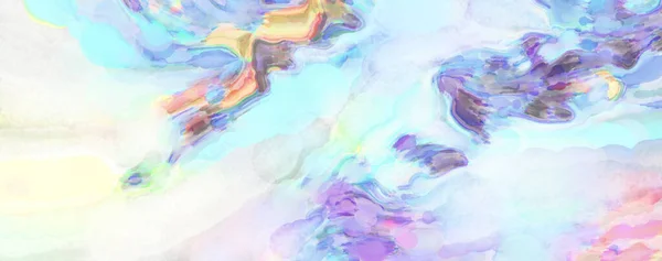 Aquarel Abstract Schilderen Met Pastelkleuren Voor Poster Muurkunst Banner Kaart — Stockfoto