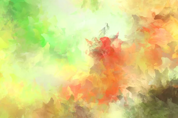 Abstract Background Colorful Brush Strokes Brushed Vibrant Wallpaper Painted Artistic — Stock Photo, Image