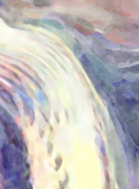 El yapımı sürreal soyut desenli suluboya. Modern sanatsal resim. 2D çizim. Arkaplan boyası karışımı. Yaratıcı duvar sanatı. Çağdaş sanat