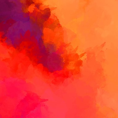 Yaratıcı soyut resim. Artistik fırça darbeleriyle donatılmış. Renkli ve canlı bir illüstrasyon. boyalı sanat.