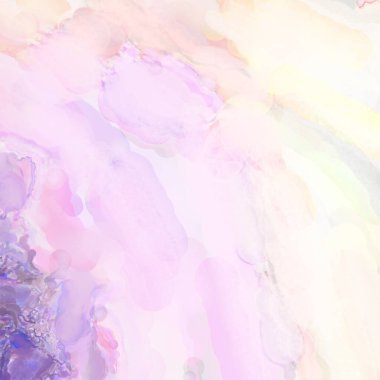 Çağdaş sanat. El işçiliğinin renkli dokusu. Modern resim. Yüzeyde suluboya vuruşlar. Sanatsal arkaplan resmi. Tablo üzerinde soyut resim. Fırça darbeleri. 