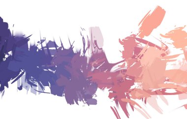 resmedilmiş sanat eseri. fırçalanmış canlı duvar kağıdı. Eşsiz ve yaratıcı illüstrasyon. Renkli fırça darbelerinin soyut arkaplanı. 