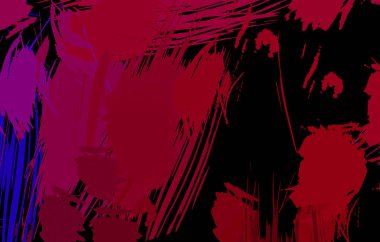 Sanatsal soyut arkaplan. Doku boyalı duvar kağıdı. Boya darbeleriyle yaratıcı bir illüstrasyon. Fırça desenli resim.