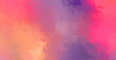 Yaratıcı soyut resim. Artistik fırça darbeleriyle donatılmış. Renkli ve canlı bir illüstrasyon. boyalı sanat.