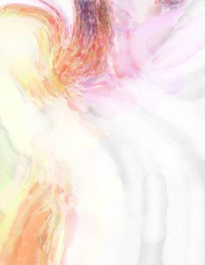 Yüzeyde suluboya vuruşlar. Sanatsal arkaplan resmi. Tablo üzerinde soyut resim. Fırça darbeleri. Çağdaş sanat. El işçiliğinin renkli dokusu. Modern resim.