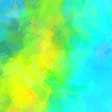 Duvar sanatı Eşsiz ve yaratıcı illüstrasyon. Fırça darbesi ile boyanmış. Renkli fırça darbelerinin soyut arkaplanı. Fırçalanmış canlı duvar kâğıdı. Boyalı sanatsal yaratım.