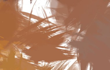 Renkli fırça darbelerinin 2B çizimi. Dekoratif doku resmi. Canlı boya desenli arka plan. Kaotik fırça darbeleri resim.