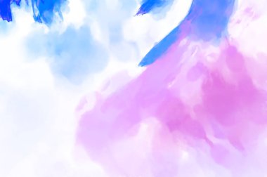 El yapımı sürreal soyut desenli suluboya. Modern sanatsal resim. 2D çizim. Arkaplan boyası karışımı. Yaratıcı duvar sanatı. Çağdaş sanat