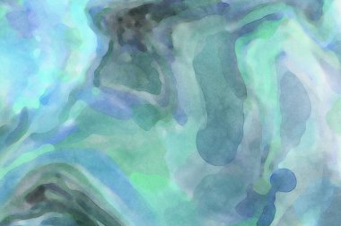 El yapımı sürreal soyut desenli suluboya. Modern sanatsal resim. 2D çizim. Arkaplan boyası karışımı. Yaratıcı duvar sanatı. Çağdaş sanat