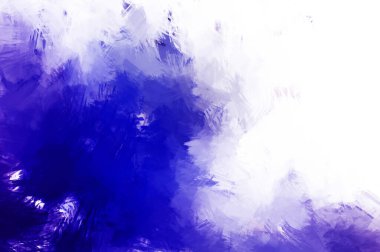 Canlı fırça darbeleriyle boyanmış. Renkli desenli resim. Fırçalanmış duvar kağıdını boya.