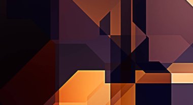 Üçgen arka planda üst üste dizayn ediliyor. Soyut geometrik duvar kağıdı. Geometrik renkli üçgen şekiller.