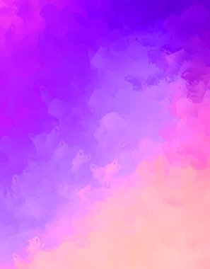 Taranmış Boyalı Soyut Arkaplan. Fırça darbesi ile boyanmış. Sanatsal canlılık ve renkli duvar kağıdı.