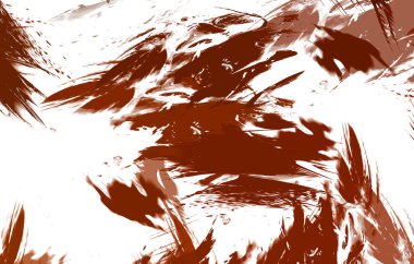 Renkli fırça darbelerinin 2B çizimi. Dekoratif doku resmi. Canlı boya desenli arka plan. Kaotik fırça darbeleri resim.