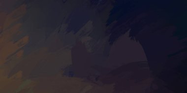 Taranmış Boyalı Soyut Arkaplan. Vahşi kaotik fırça darbeleri. Boya darbeleri. 2D İllüstrasyon. Fırça darbeli resim.