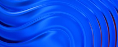 Soyut arkaplan. Renkli dalgalı yansıtıcı duvar kağıdı. Duvar kağıdı, afiş, arkaplan, kart, kitap kapağı veya web sitesi için grafiksel resimleme.