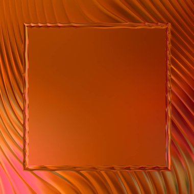 Soyut çerçeveli arkaplan. Renkli, canlı, dalgalı bir duvar kağıdı. Merkezi çerçeveli yaratıcı grafik 2d çizim. Dinamik şekilli modaya uygun sıvı örtüsü.