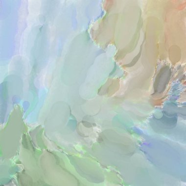 El yapımı sürreal soyut desenli suluboya. Modern sanatsal resim. 2D çizim. Arkaplan boyası karışımı. Yaratıcı duvar sanatı. Çağdaş sanat.