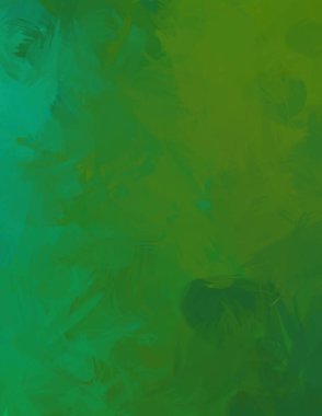 Renkli fırça darbelerinin 2D çizimi. Dekoratif desenli resim. canlı boya desenli arkaplan.