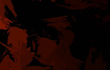 Sanatsal soyut arkaplan. Doku boyalı duvar kağıdı. Boya darbeleriyle yaratıcı bir illüstrasyon. Fırça desenli resim.