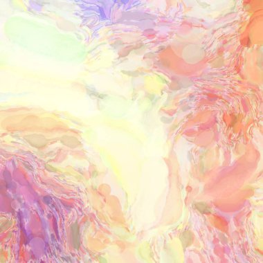 Soyut doku. Yüzeyde etkileyici el yapımı suluboya. Suluboya fırça darbeleri. Modern sanat. Çok renkli arkaplan. Çağdaş duvar sanatı. Renkli bir fon. 2d illüstrasyon.