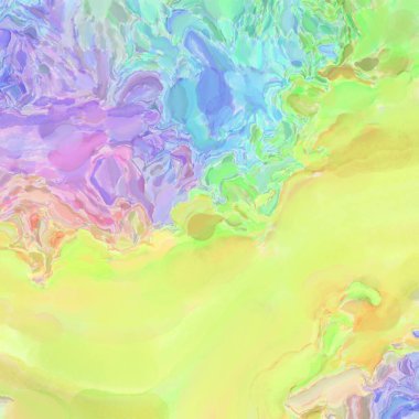 Çağdaş sanat. El işçiliğinin renkli dokusu. Modern resim. Yüzeyde suluboya vuruşlar. Sanatsal arkaplan resmi. Tablo üzerinde soyut resim. Fırça darbeleri. 