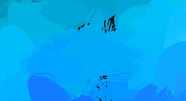 Canlı fırça darbeleriyle boyanmış. Renkli desenli resim. Fırçalanmış duvar kağıdını boya.