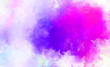 Renkli fırça darbelerinin 2D çizimi. Dekoratif desenli resim. canlı boya desenli arkaplan.