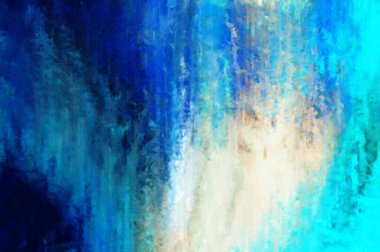 Modern sanat. Renkli çağdaş sanat eserleri. Renkli boya darbeleri. Soyut arkaplanda fırça darbeleri. Fırça boyası. Eşsiz duvar sanatı.