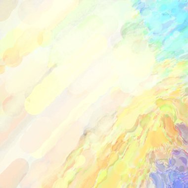 Çağdaş sanat. El işçiliğinin renkli dokusu. Modern resim. Yüzeyde suluboya vuruşlar. Sanatsal arkaplan resmi. Tablo üzerinde soyut resim. Fırça darbeleri. 