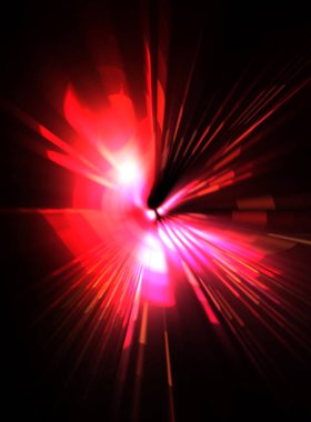 Fütürist mercek patlaması. Parlayan parçacıkları ve çizgileri olan ışık patlaması yıldızı. Güzel soyut ışın arkaplanı.