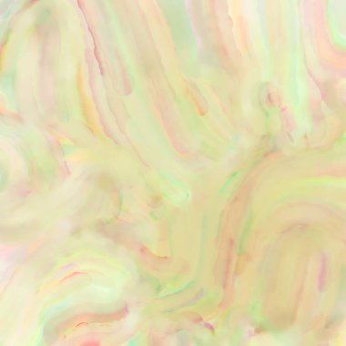 Soyut doku. Yüzeyde etkileyici el yapımı suluboya. Suluboya fırça darbeleri. Modern sanat. Çok renkli arkaplan. Çağdaş duvar sanatı. Renkli bir fon. 2d illüstrasyon.