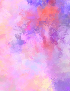 Sanatsal soyut arkaplan. Doku boyalı duvar kağıdı. Boya darbeleriyle yaratıcı bir illüstrasyon. Fırça desenli resim.