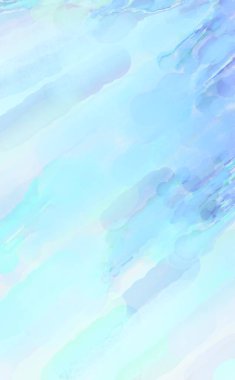 Modern fırça darbeleri. Pastel renklerde suluboya resim. Poster, duvar sanatı, afiş, kart, kitap kapağı veya ambalaj için sakinleştirici kompozisyonun yumuşak renkli çizimi. 