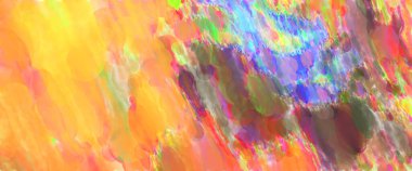 Çağdaş sanat. El yapımı resim. Modern sanat eserleri. Yüzeyde suluboya fırça darbeleriyle resim yapmak. 2D çizim. Sanatsal arkaplan resmi. Tablo üzerinde soyut resim. Renkli doku.